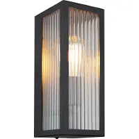 Globo Lighting lampe d'extérieur métal noir mat, 1x E27