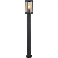Globo Lighting Lampe de pied Gracey Verre fumé de 100 cm