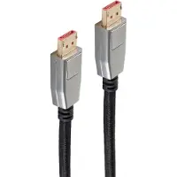 Shiverpeaks Câble de connexion Displayport PRO série II, 2,5 m Connexion : 20 pôles Displayport mâle (2.50 m), Câble vidéo, Noir