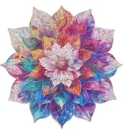 Robotime 3D Puzzle Mystic Mandala Flower, Motiv: Landschaft (200 pièces)