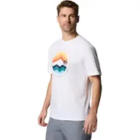 Columbia T-Shirt 'Path Lake II Graphic' blanc