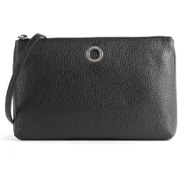 Mandarina Duck Unisexe, Sac à main, Mellow Sac à bandoulière en cuir 28 cm, Noir