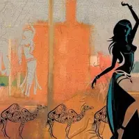 Safaary Peinture marocaine Danse du ventre Marrakech