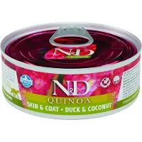 Farmina Quinoa Skin Coat Duck Box 24x80g Cat Food Clair 24x80g