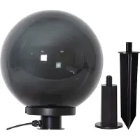Star Trading Star LED boule décorative 'Orby', Ø 30 cm, noir, outd.