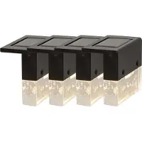 Star Trading 482-97, Applique murale extérieure, Noir, Pour façade, Pour rue, Ampoules non remplaçables, LED, 0,3 W