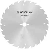 Bosch Cw Wo S 350x30-24 Wood Circular Saw Disc Argenté