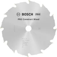 Bosch 2608641201 - Lame de Scie Circulaire Construct Wood, 190 x 20/16 x 2,6 mm, 12D