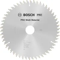 Bosch Mm Mu H 200x30-54 Multimaterial Circular Saw Disc Argenté