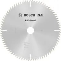 Bosch Powertools Op Wo-b Circular Saw Disc 254x 30-80 Mm Argenté