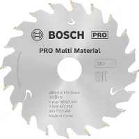 Bosch St Mm H 85x15 T30 85 Mm Multimaterial Circular Saw Disc Gris