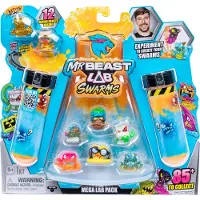 Moose Mr Beast Lab Swarms Mega Lab 2 Mini Figure 12 Pack Assorted 3 Cm 4 Units Bleu Enfants