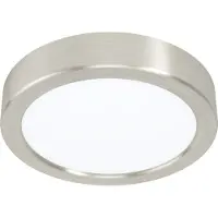 Eglo Fueva 5, 1 ampoule(s), LED, IP20, acier satiné, blanc