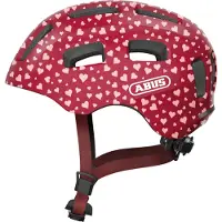 ABUS Casque Enfant 63808 - YOUN-I 2.0 CHERRY HEART S