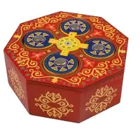 Philos Magic Box Okto Jeu de réflexion en bois avec compartiment secret À partir de 8 ans