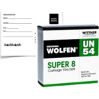 Wolfen Téléchargement du scan 2K du film négatif N+B Super 8, ISO 64-200 avec développement