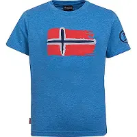 TROLLKIDS Oslo Short Sleeve T-shirt Bleu 164 cm Enfants