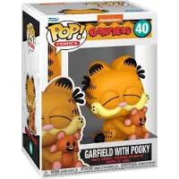 Funko POP! Garfield POP Comics Figurine Vinyle Garfield avec/Pooky 9 cm