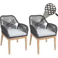 MCW Chaise de jardin -H56b (lot de 2)