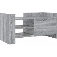 vidaXL Armoire TV Gris Sonoma 80x35x40 cm Bois composite
