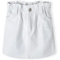 MINOTI Jupe blanc denim