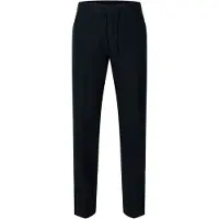 Selected Pantalon à plis 'SLH196-Leroy' bleu nuit