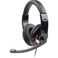 Gembird MHS-001 écouteur/casque Avec fil Arceau Musique Noir
