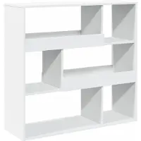 vidaXL Bibliothèque blanc 100x33x125,5 cm bois d'ingénierie