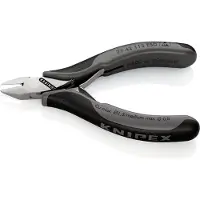 Knipex PINCE COUPANTE DE CÔTÉ POUR L'ÉLECTRONIQUE ESD - POLIE - TÊTE POINTUE, SANS BISEAU - 115mm