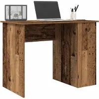 vidaXL Bureau aspect bois ancien 100x55x75 cm Bois composite