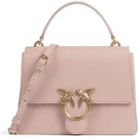 Pinko sac à main sac à épaule bandoulière Love One Top Handle Classic Light Cipria - Antique Gold saumon