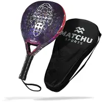 Matchu Sports - Padel Racket - Gorilla - Traanvorm - Padel - Met draagtas - 3K Carbon - Inclusief padel tas