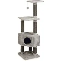 Beeztees Figado - Arbre à chat - gris - 40x40x135 cm