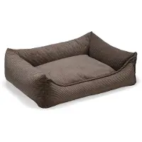 Beeztees Panier Orthopédique pour Chiens Veo - Mocha - 80 x 60 cm