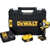 DeWalt DCF 921 P1T Clé à choc sans fil 18 V 400 Nm 1/2" Brushless + 1x batterie 5,0 Ah + chargeur + TSTAK