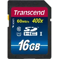 Transcend SDHC 16GB Class 10 UHS-I 400x Premium