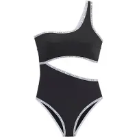 Copenhagen Studios Maillot de bain noir / blanc