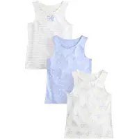 Next Maillot de corps bleu clair / blanc