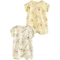 Next Barboteuse / body 'Winnie The Pooh' jaune pastel / jaune clair / homard / noir