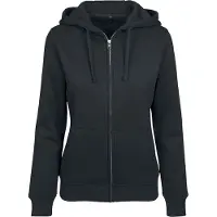 Build Your Brand Merch Full Zip Sweatshirt Noir XS Femme
