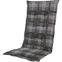 Madison Coussin de Chaise de Jardin Madison Patchy Grey (Dossier Haut 123 x 50 cm)