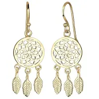 Elli Boucles d'oreilles 'Traumfänger' or