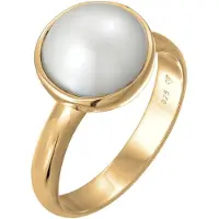 Nenalina Bague or / blanc perle