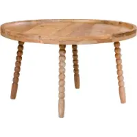 House Nordic Table basse Jammu - Bois de manguier naturel Ø60x35 cm