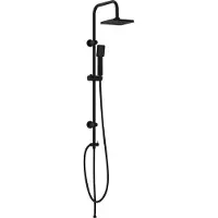 Eisl EASY ENERGY Douchesysteem - Regendouche - Mat zwart (DX12004BL)