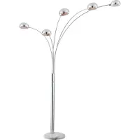 Globo Lampe de pied Seymour Chrome