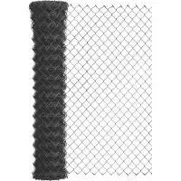 Alberts 604639 Grillage métallique, anthracite, hauteur 80 cm, longueur 15 m