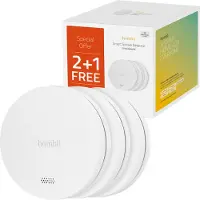 Hombli Pack Detecteur de fumée connecté Hombli 2+1 Blanc