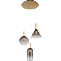 Globo Lighting Lighting Lampe à suspendre métal couleur laiton, 3x G9 LED