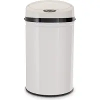 Echtwerk EW-AE-0260-1 Abfalleimer Inox 30,0 l weiß
